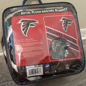 Atlanta Falcons Royal Plush Raschel Blanket - Red 60x80